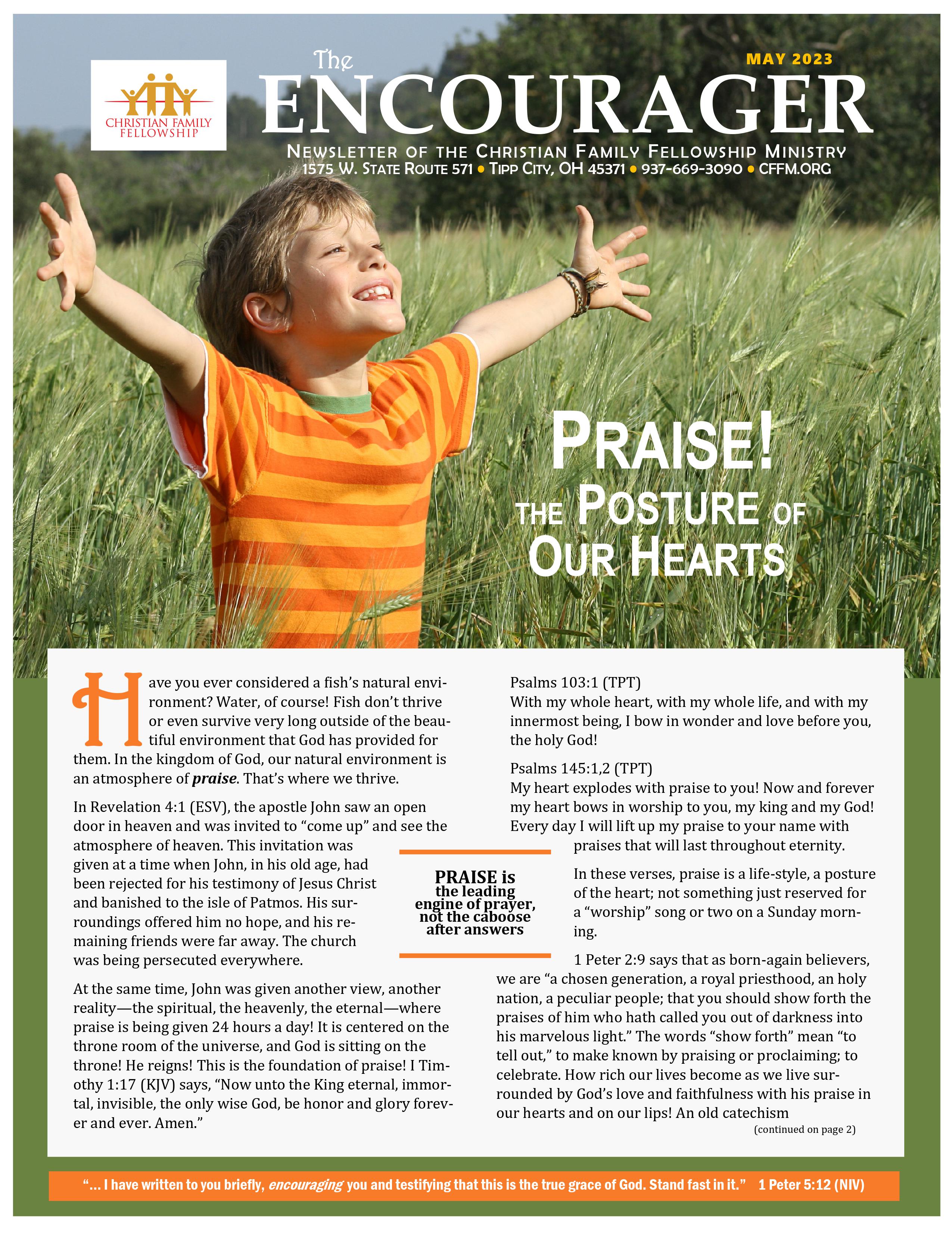 CFF Encourager May 2023